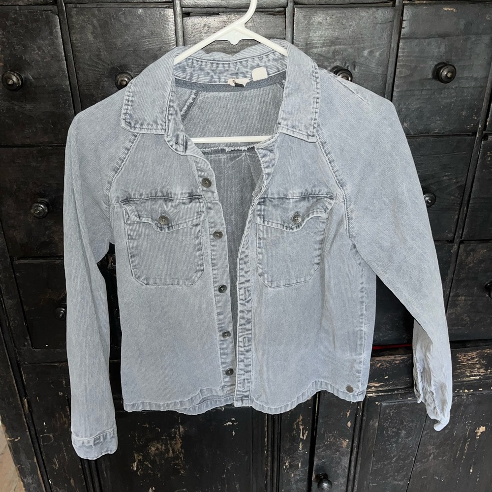 Roxy Women’s corduroy light blue/gray jacket